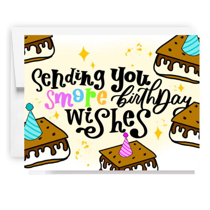 Smore Birthday Wishes Card