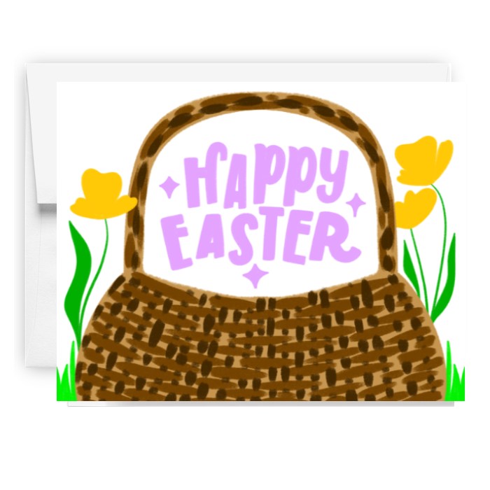 Happy Easter Basket Card