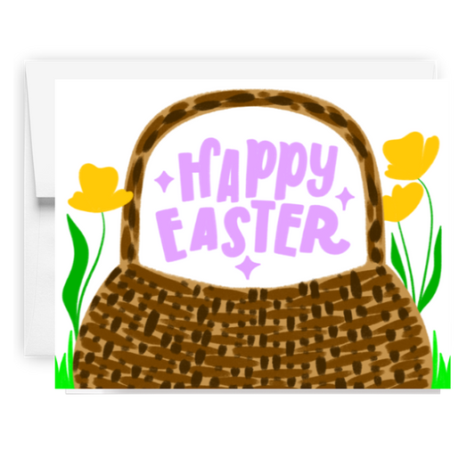 Happy Easter Basket Card