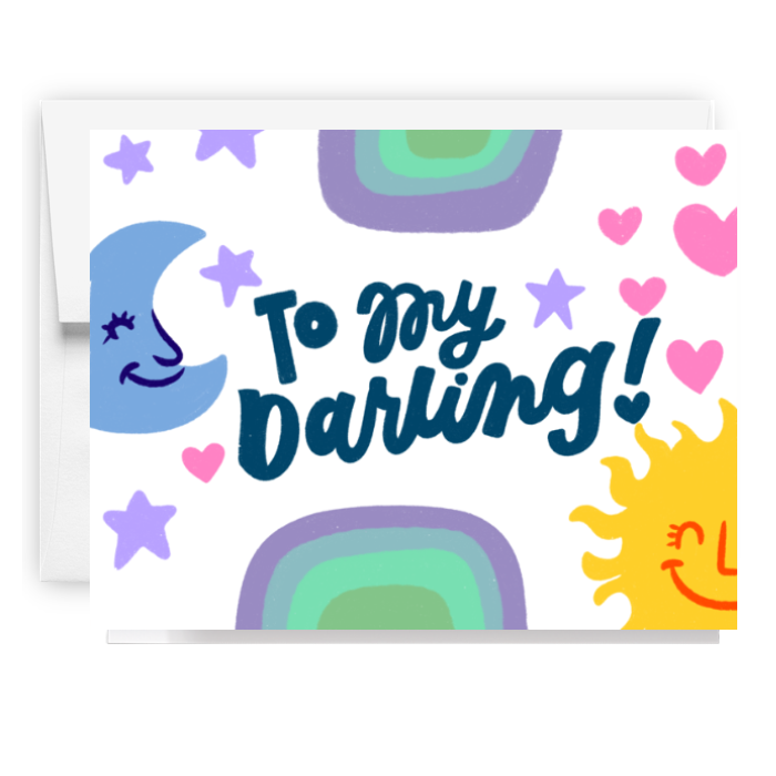 To My Darling Celestial Card
