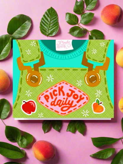Pick Joy Daily Overalls Card