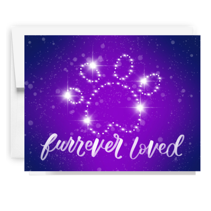Furrever Loved Pet Sympathy Card