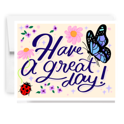 Have A Great Day Floral Card