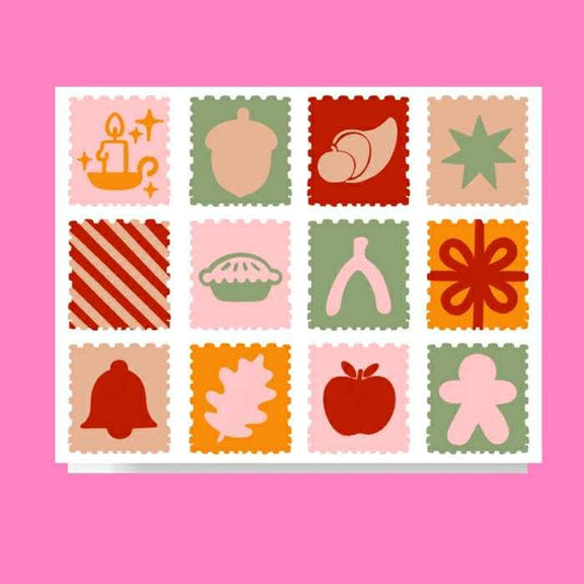 Thanksgiving Stamps Card