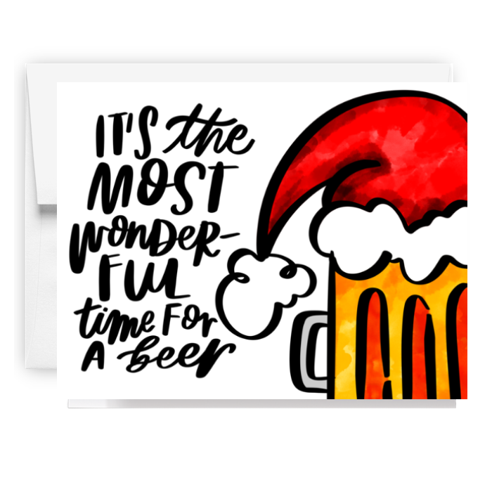 Beer Holiday Card