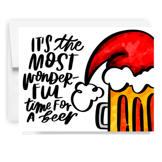 Beer Holiday Card