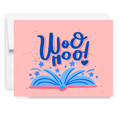 Woohoo Book Celebration Card