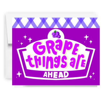 Grape Things Ahead Jam Card
