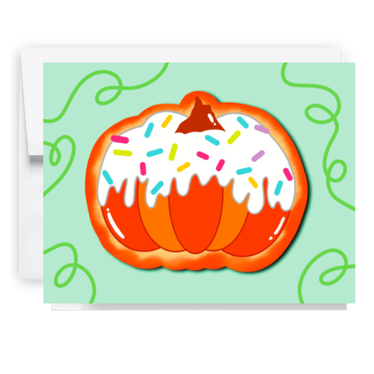 Pumpkin Cookie Card