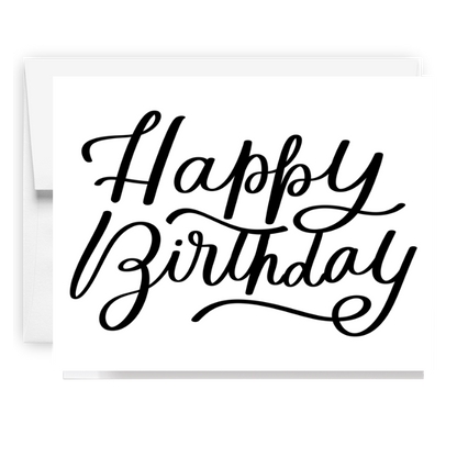 Happy Birthday Formal Card