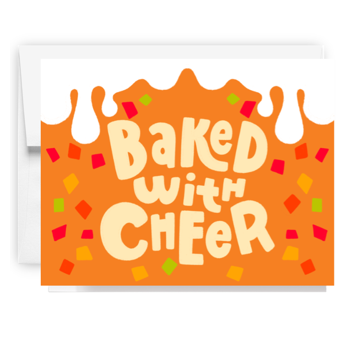 Baked With Cheer Fruit Cake Card