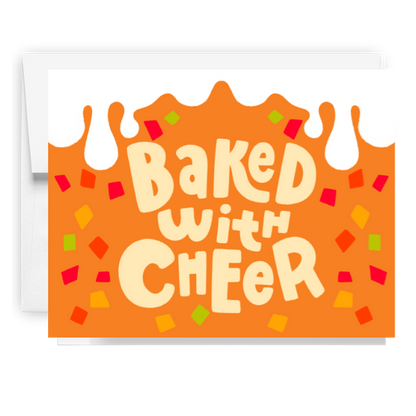 Baked With Cheer Fruit Cake Card