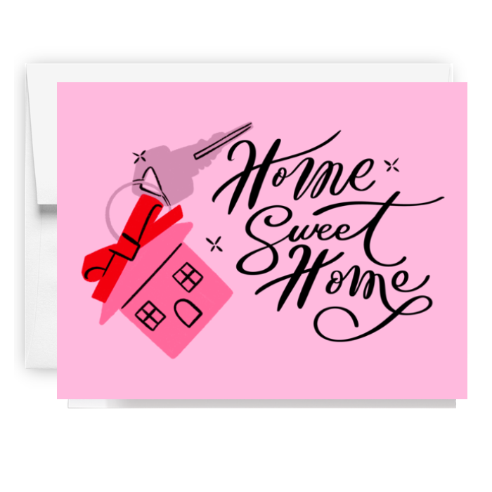 Home Sweet Home Keychain Card