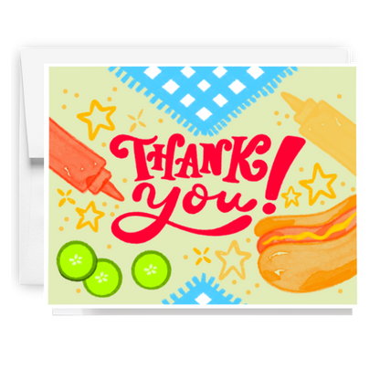 Thank You Hotdog Card