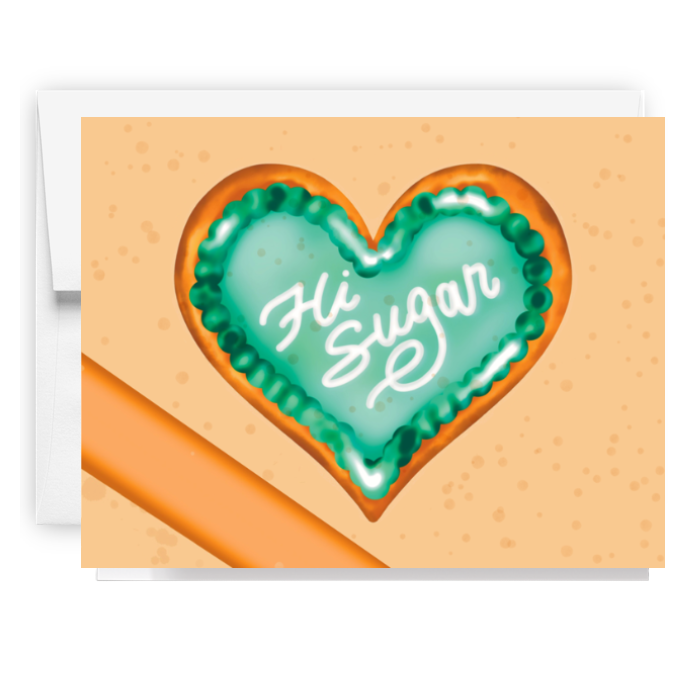 Hi Sugar Cookie Card