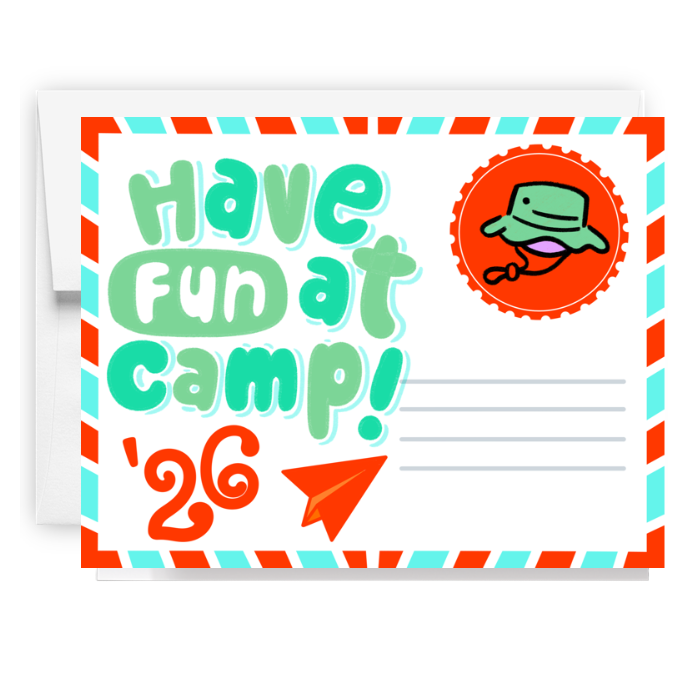 Have Fun At Camp Post Card