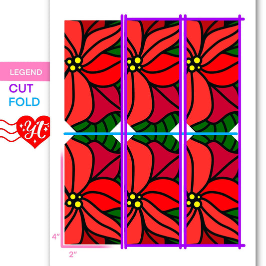 Poinsettia Printable Gift Tags