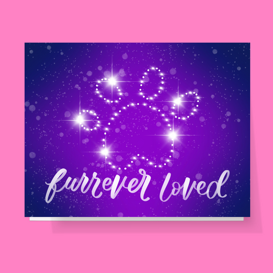 Furrever Loved Pet Sympathy Card