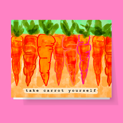 Take Carrot Yourself Card