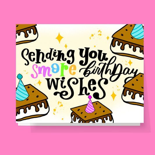 Smore Birthday Wishes Card