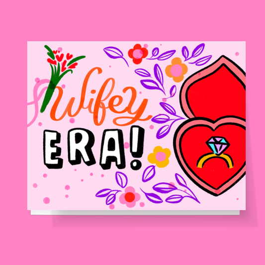 Wifey Era Wedding Card