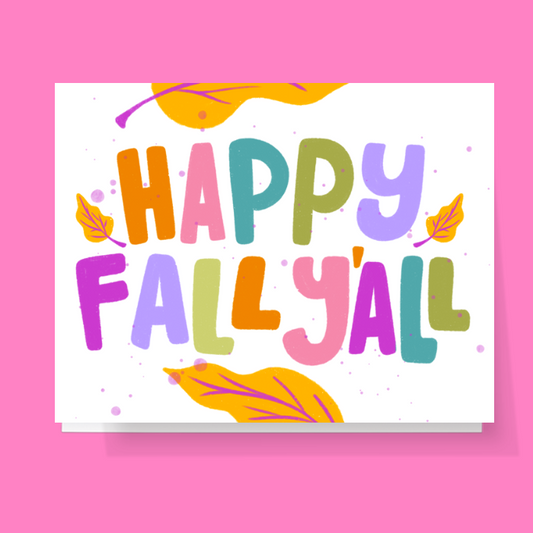 Happy Fall Yall Card