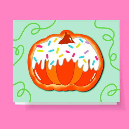 Pumpkin Cookie Card