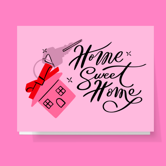 Home Sweet Home Keychain Card