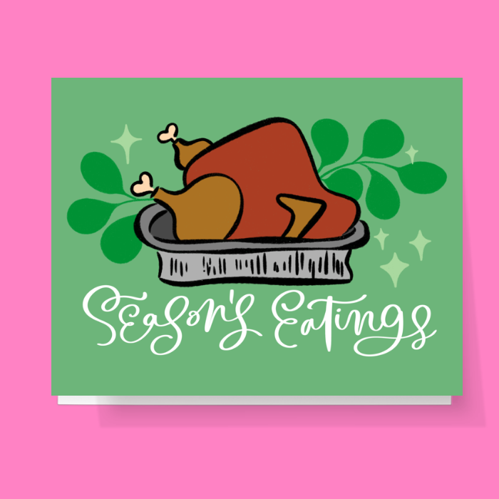 Seasons Eatings Turkey Card