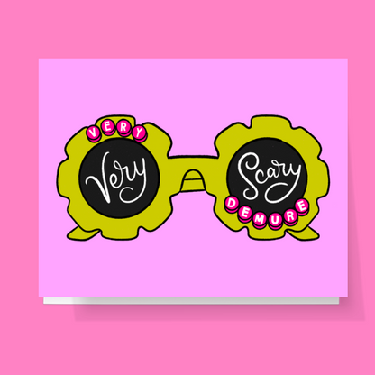 Very Demure Sunglasses Card