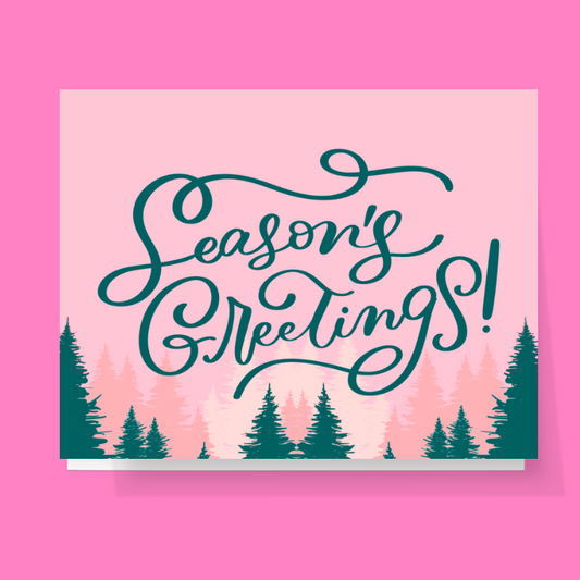 Seasons Greetings Woodland Card