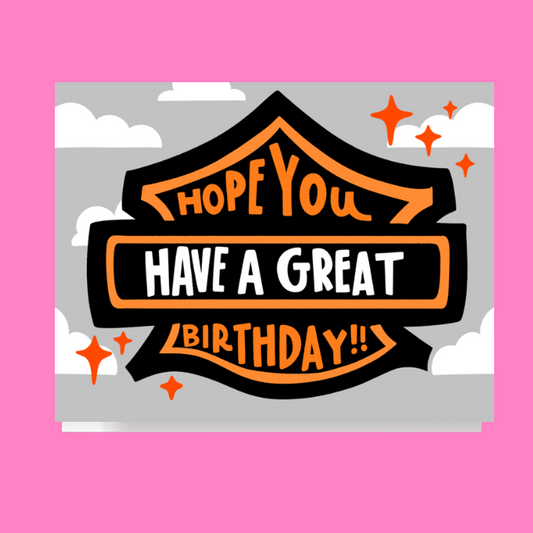 Birthday Motorcycle Card