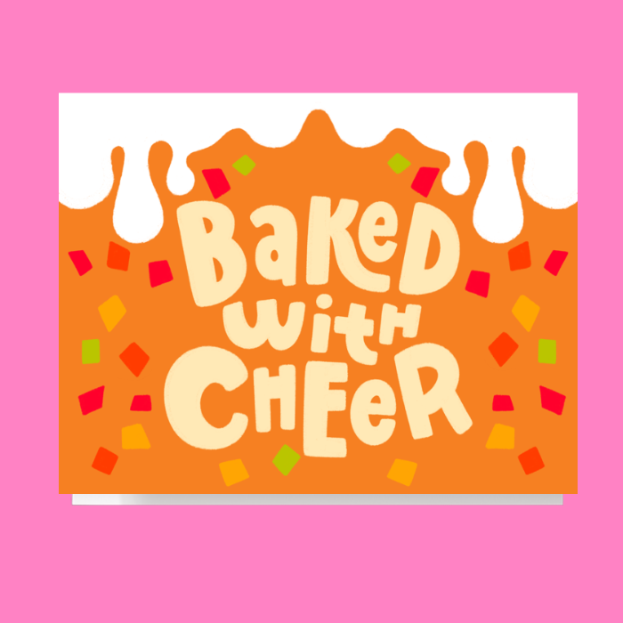 Baked With Cheer Fruit Cake Card