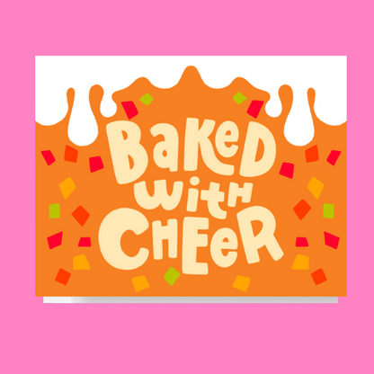 Baked With Cheer Fruit Cake Card