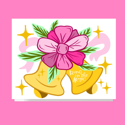 Ring In The Magic Holiday Bells Card