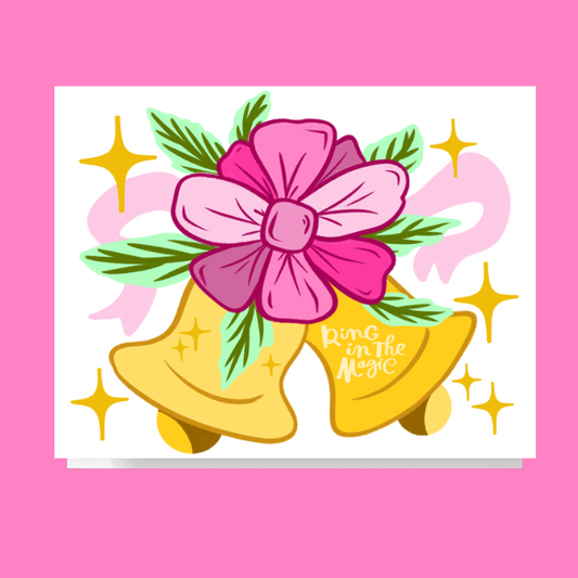 Ring In The Magic Holiday Bells Card