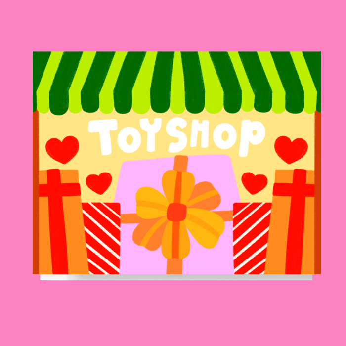 Toy Shop Holiday Card