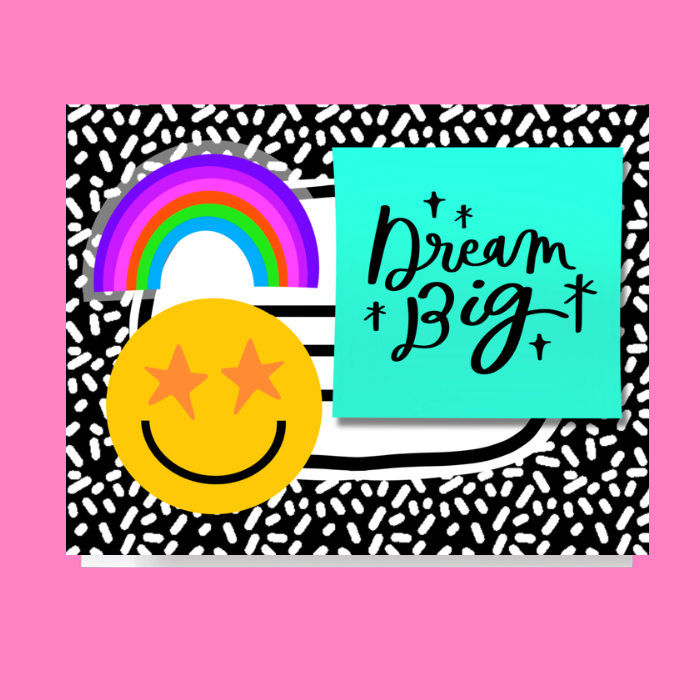 Dream Big Notebook Card