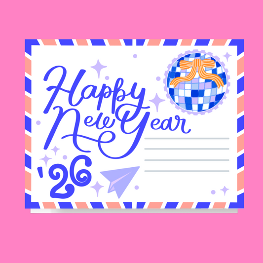 Happy New Year 2026 Card