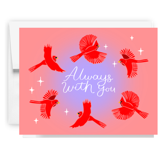 Always With You Cardinal Card