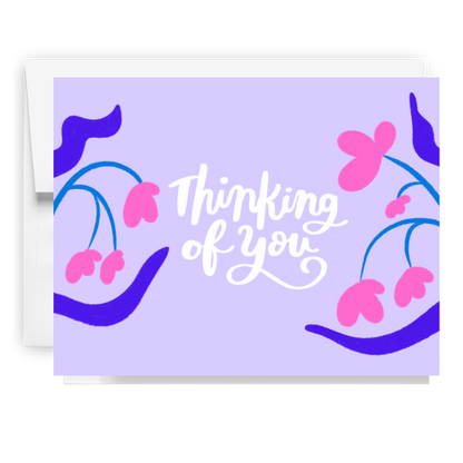 Thinking Of You Floral Card