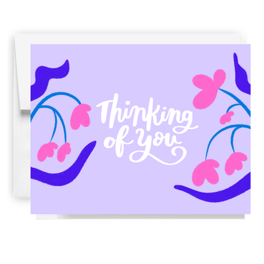 Thinking Of You Floral Card