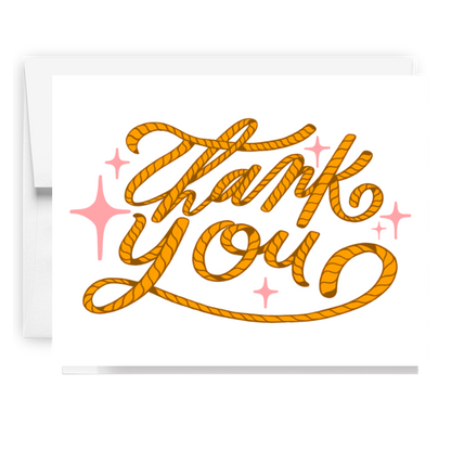 Thank You Rope Script Card